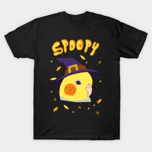 halloween parrot - spoopy cockatiel T-Shirt